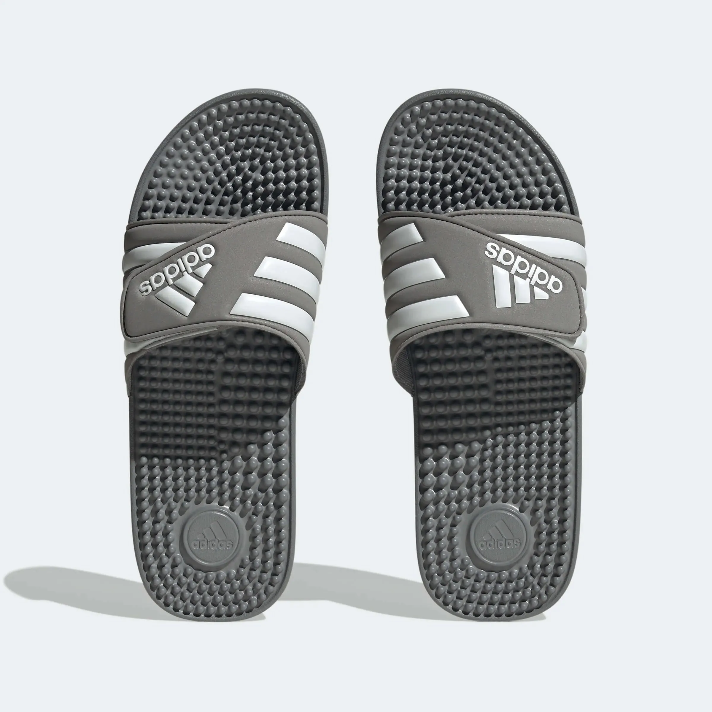 adidas Adissage - Grey - White