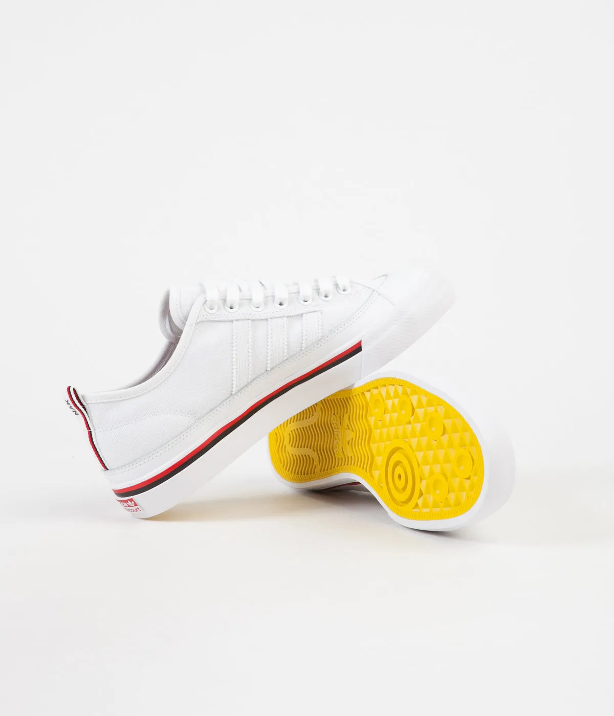 Adidas x Na-Kel Matchcourt RX Shoes - FTW White / Core Black / Scarlet