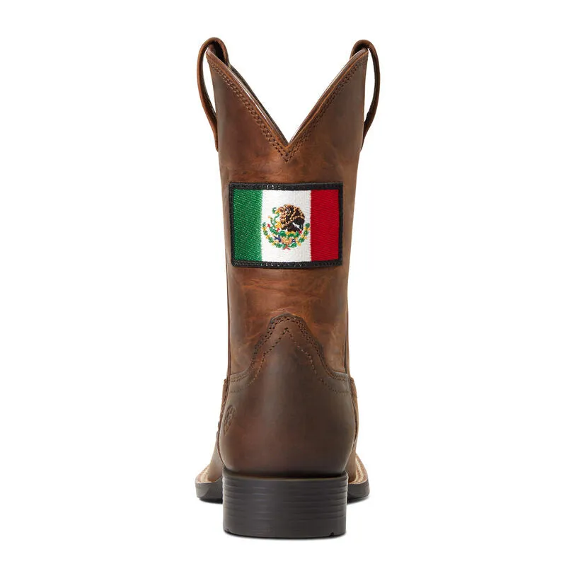 Ariat Orgullo Mexicano II Distressed Brown Boot