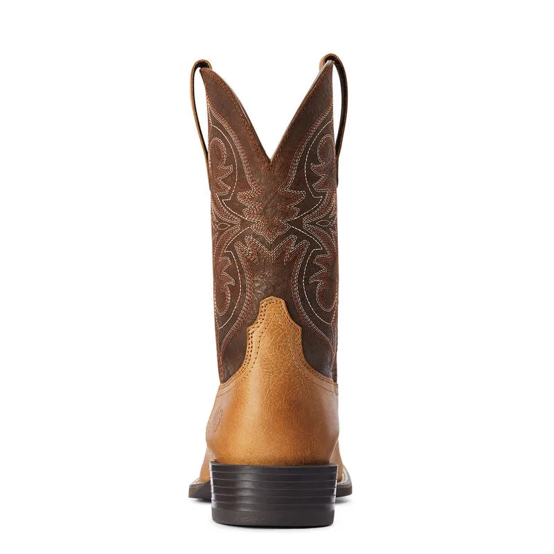 Ariat Sport Pardner Matte Tan Buck Western Boot