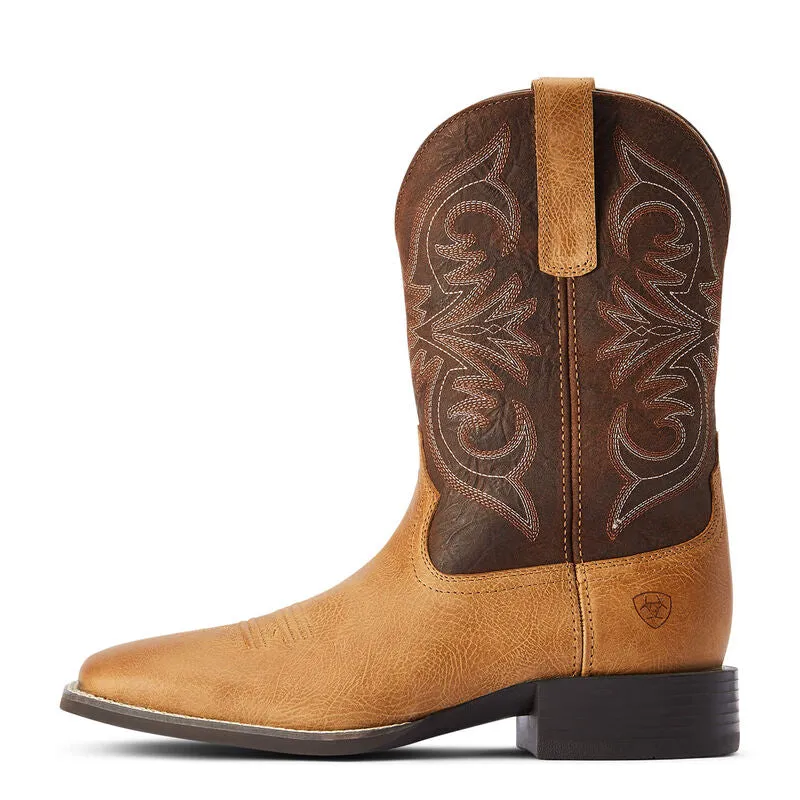 Ariat Sport Pardner Matte Tan Buck Western Boot