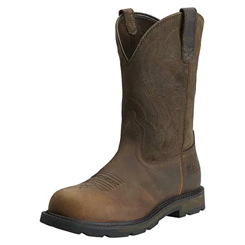 Ariat Work - Bota de trabajo para hombre con puntera de acero, Marrón, 10 M US