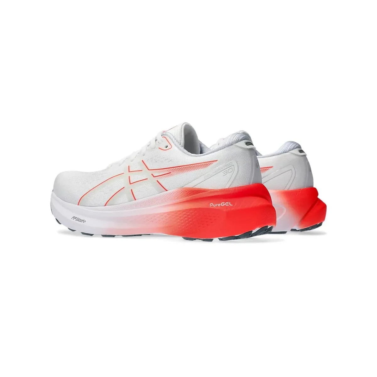 Asics Gel-Kayano 30 White Red Shoes SS24