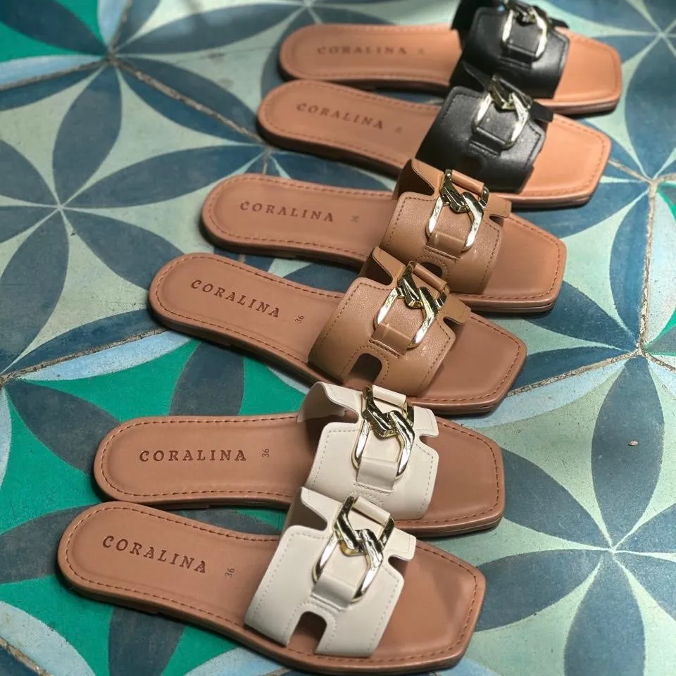 Azurre Flat Sandals