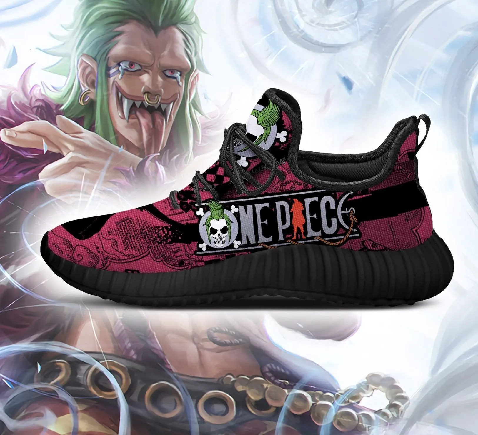 Bartolomeo Reze Shoes OP Anime Shoes Fan Gift Idea TT04