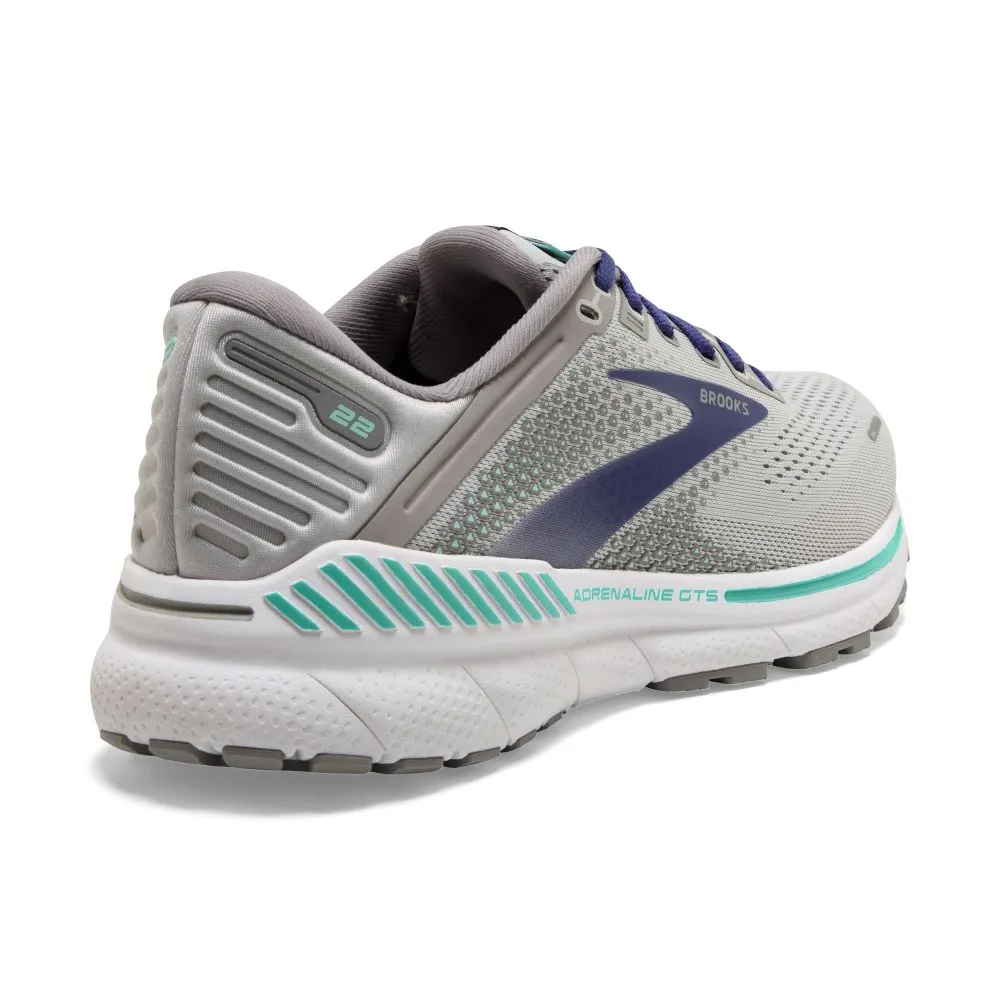 'Brooks' Women's Adrenaline GTS 22 - Alloy / Blue / Green