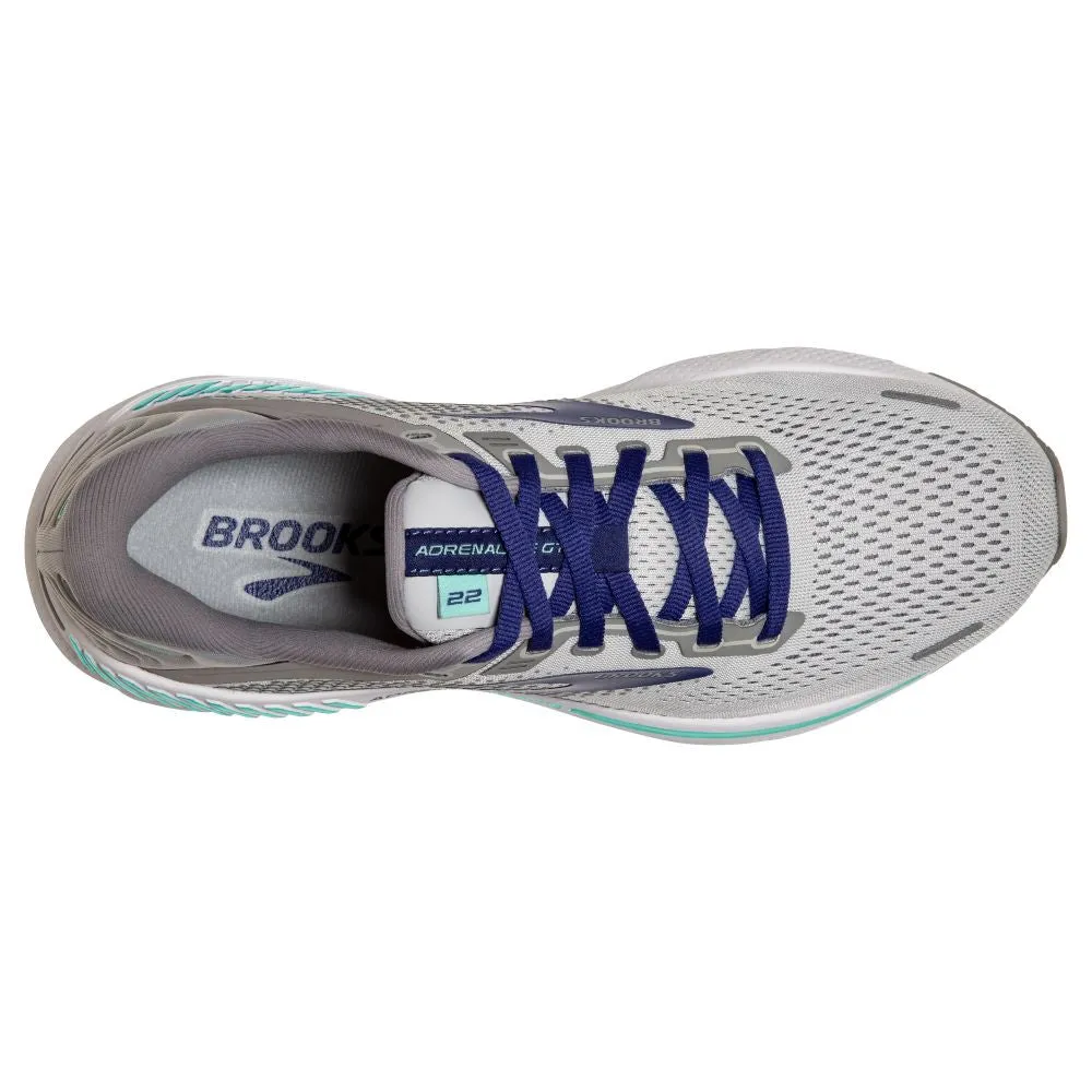 'Brooks' Women's Adrenaline GTS 22 - Alloy / Blue / Green