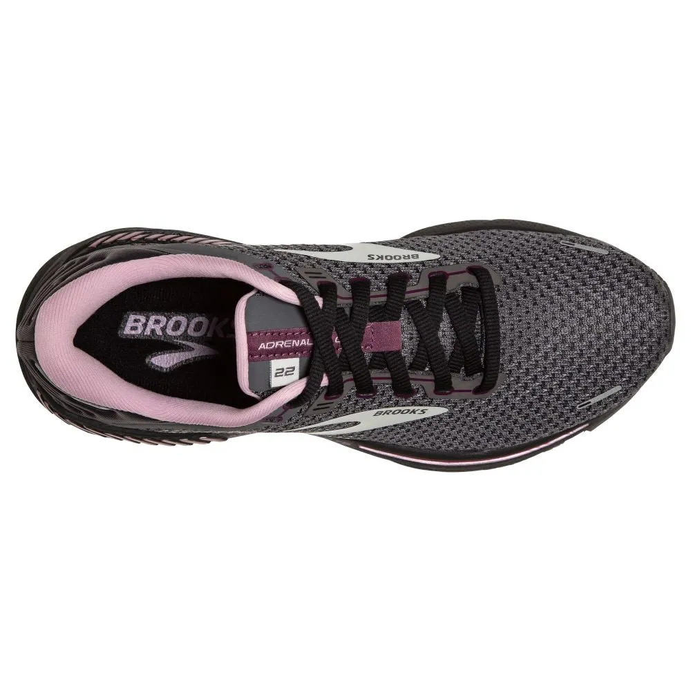 'Brooks' Women's Adrenaline GTS 22 - Pearl / Black / Metallic