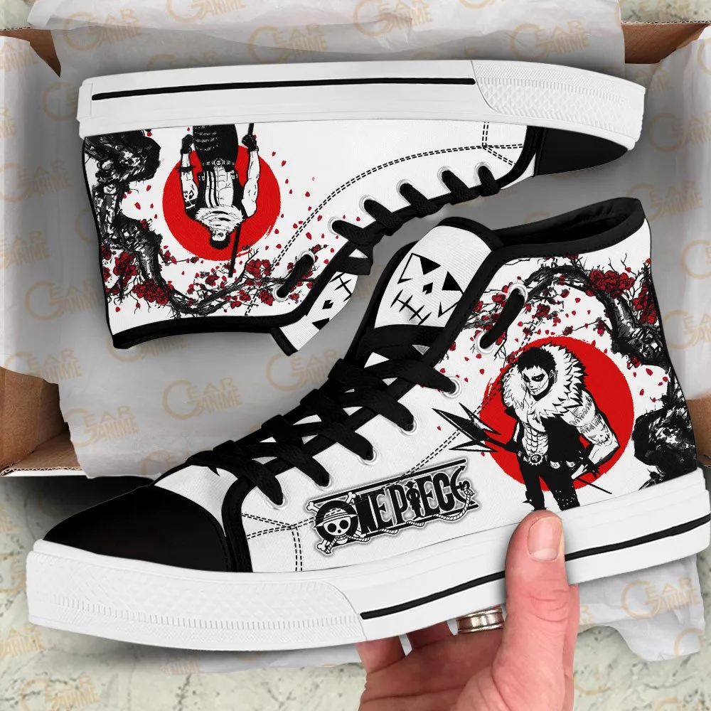 Charlotte Katakuri High Top Shoes Anime OP Sneakers Japan Style