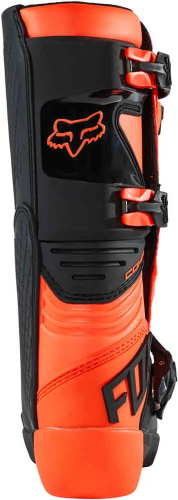 Comp FOX Youth Motocross Boots, Orange/Black