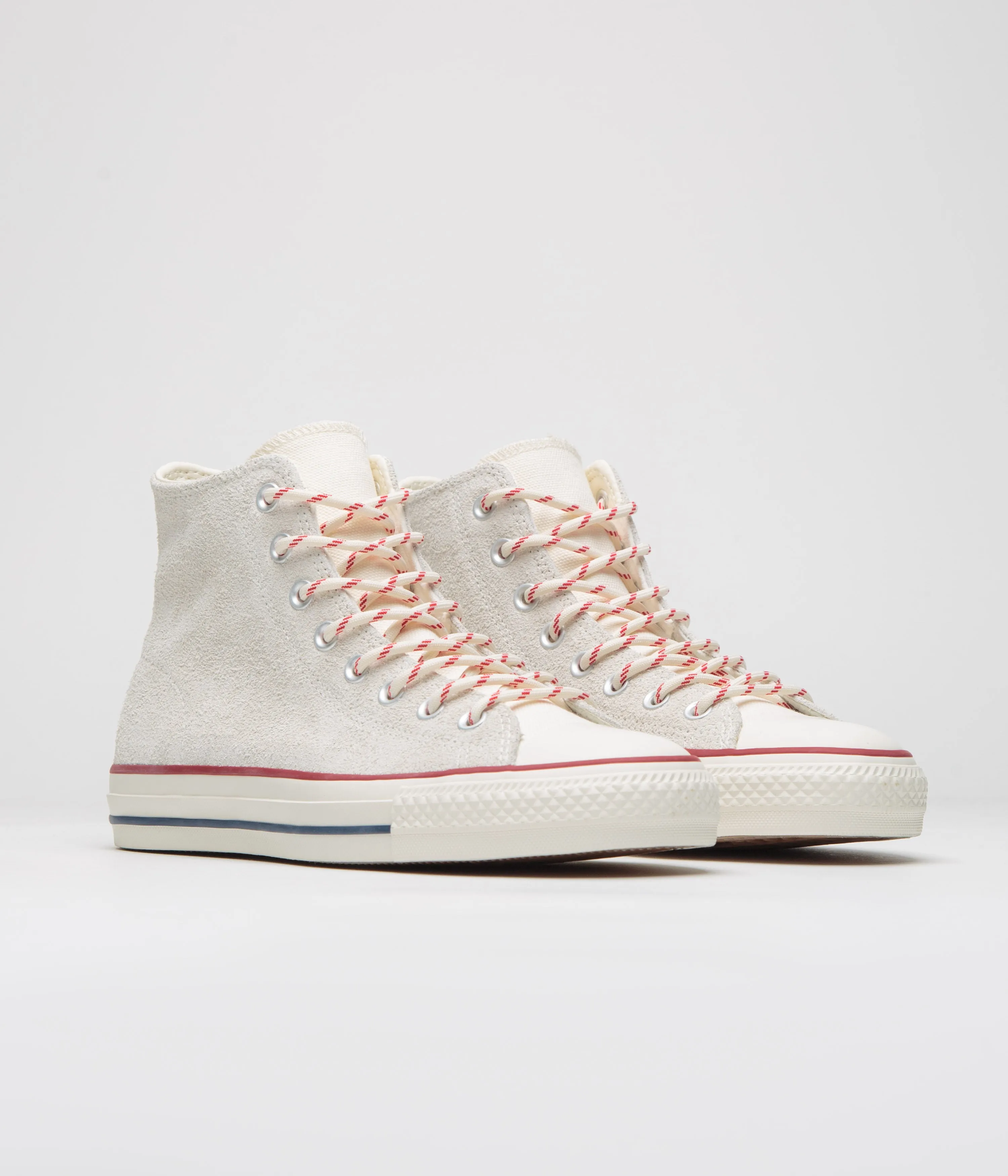 Converse Cons CTAS Pro Hi Outdoor Shoes - Egret / Red / Blue