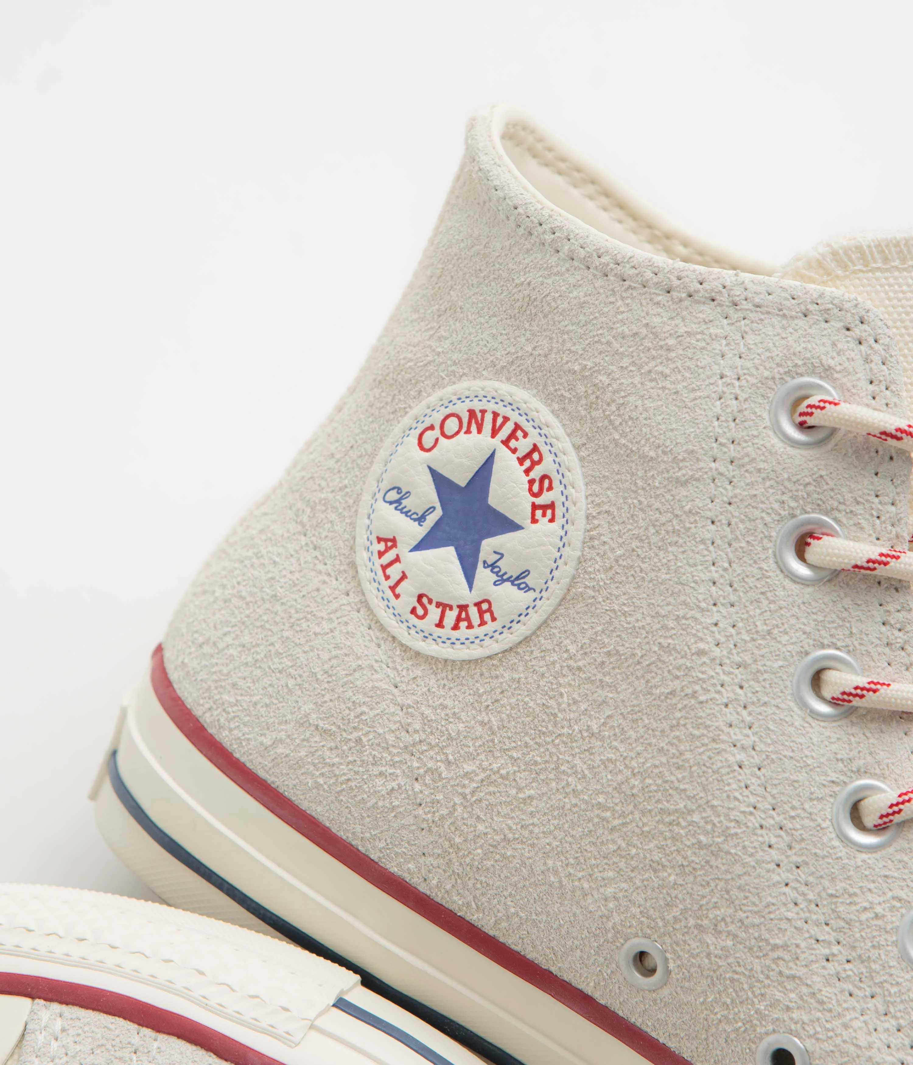 Converse Cons CTAS Pro Hi Outdoor Shoes - Egret / Red / Blue