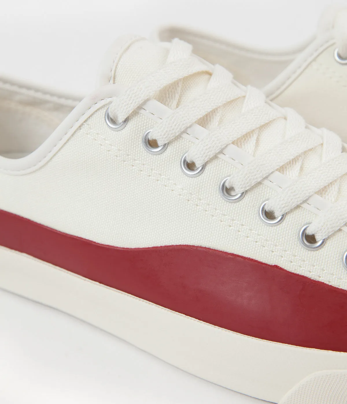 Converse x Pop Trading Company JP Pro Ox Shoes - Egret / Red Dahlia