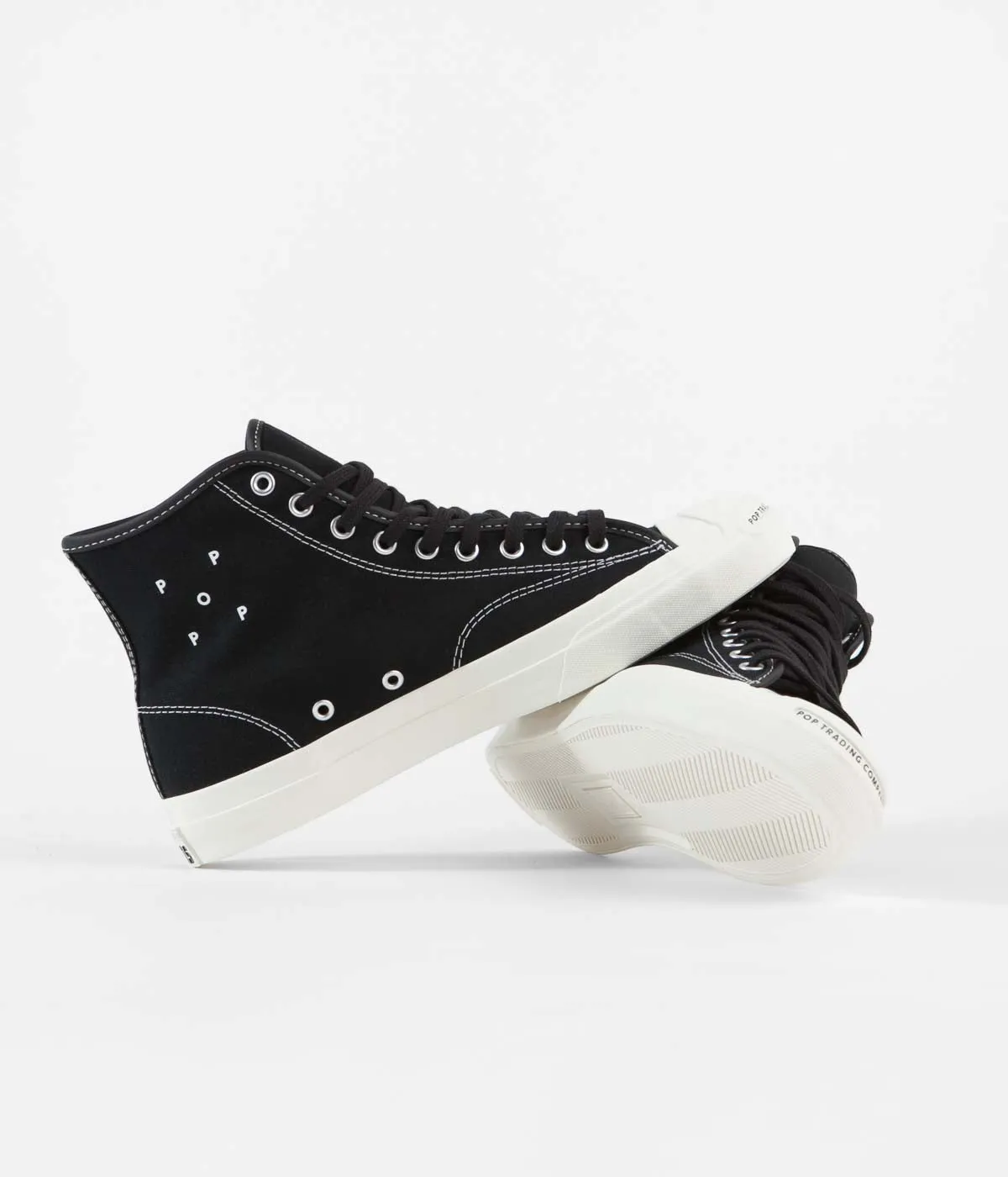 Converse x Pop Trading Company x Miffy JP Pro Hi Shoes - Black / Egret / Egret