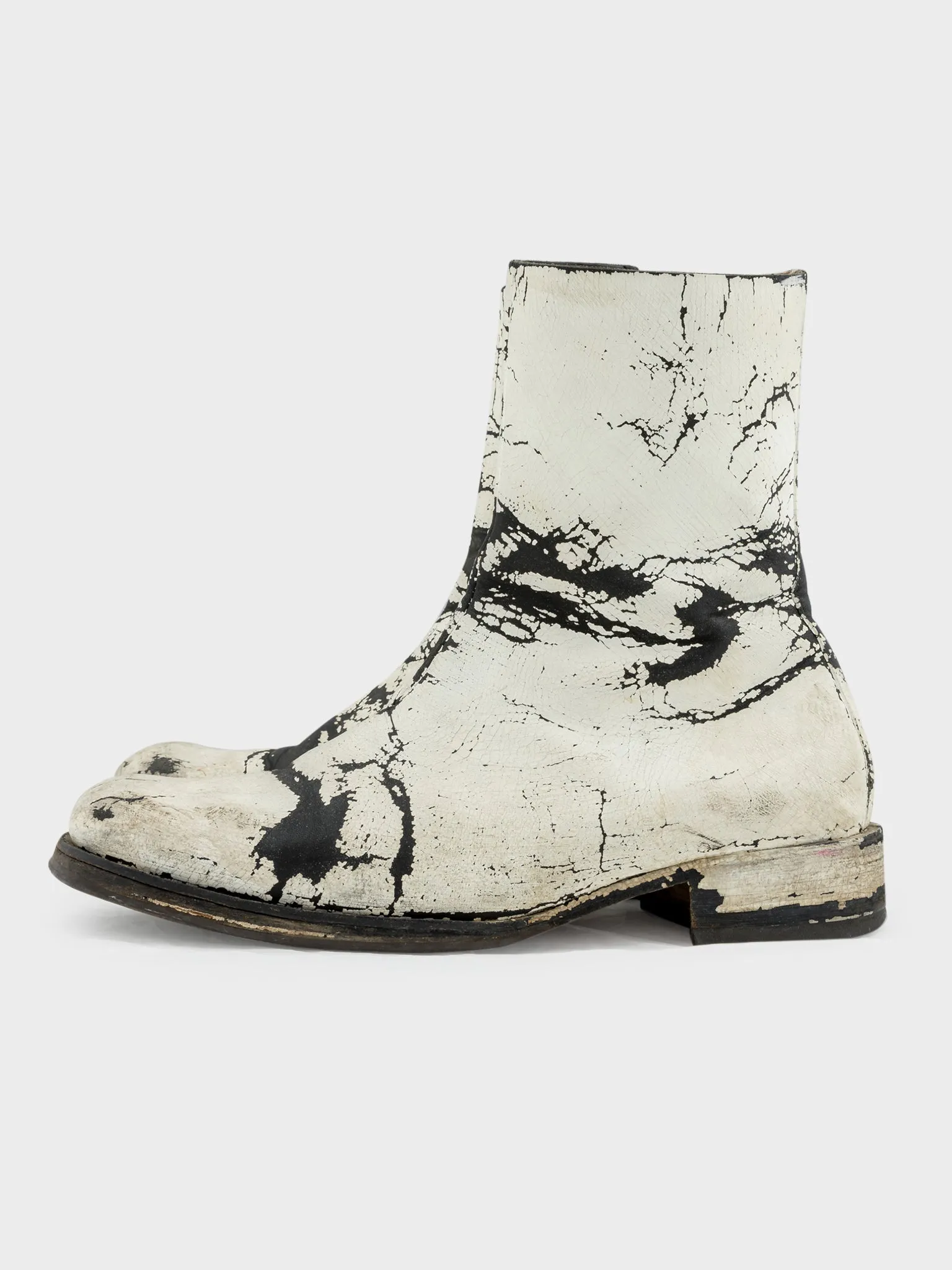 Cracked Painted Boots