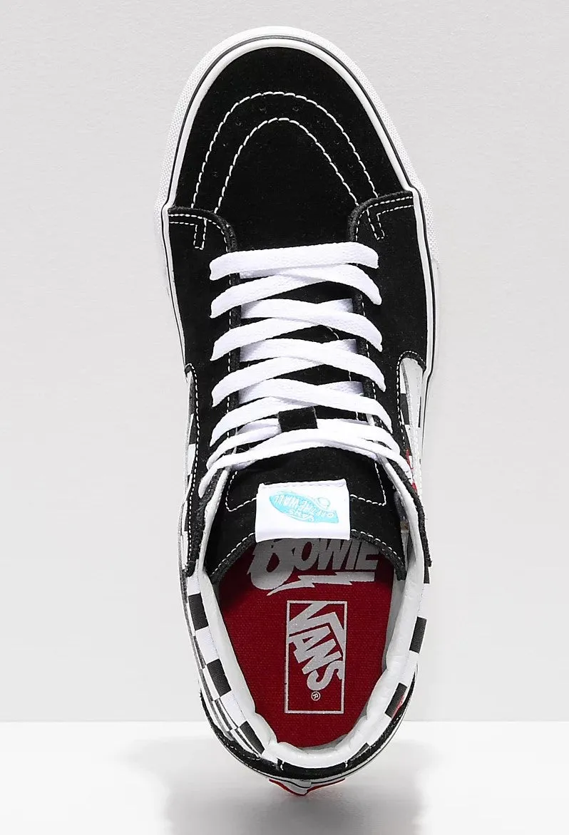 David Bowie Sk8-Hi Bowie Check Black & White Size 12 Sneaker by Vans Shoes