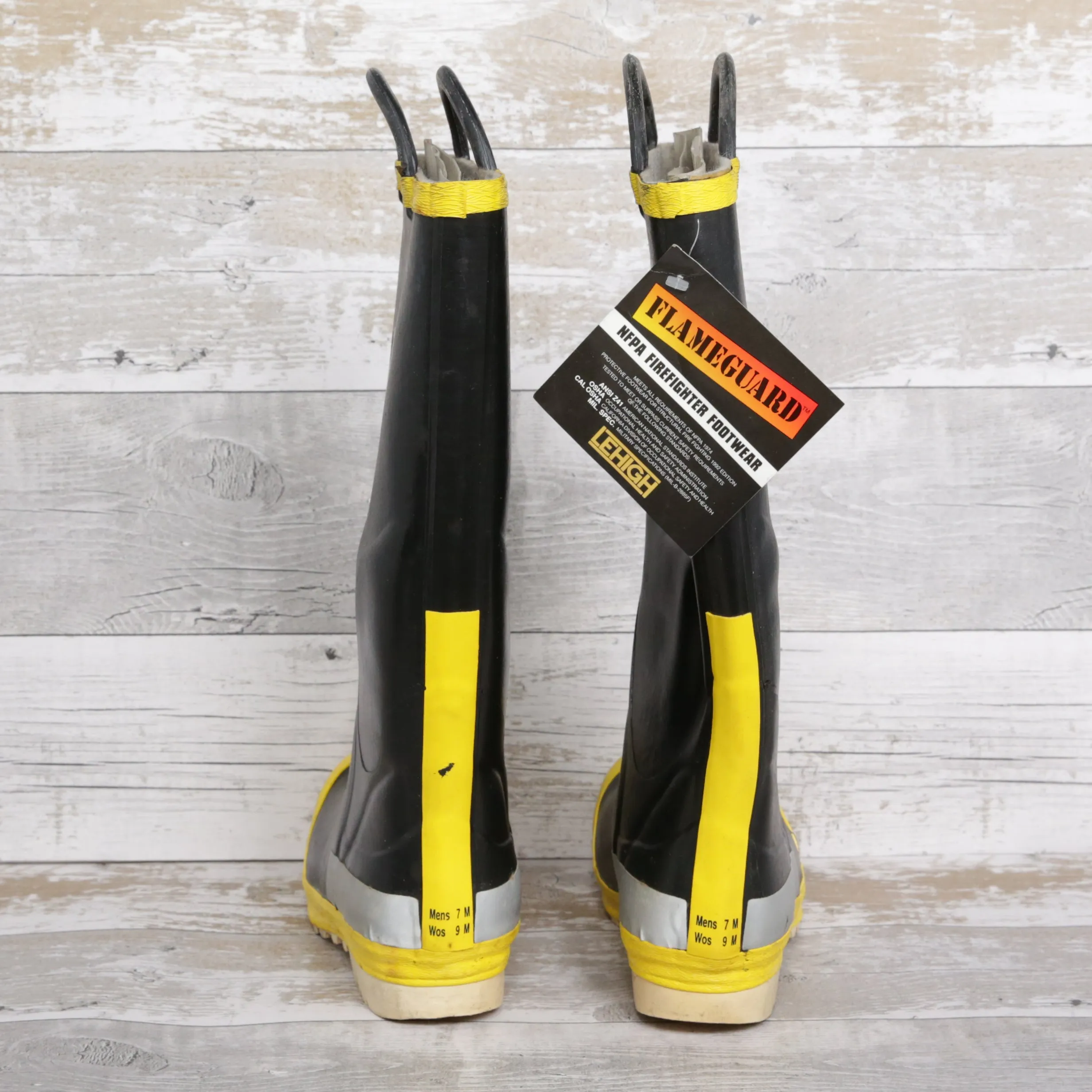 De-Branded Flameguard Safety Wellington Boots UK7