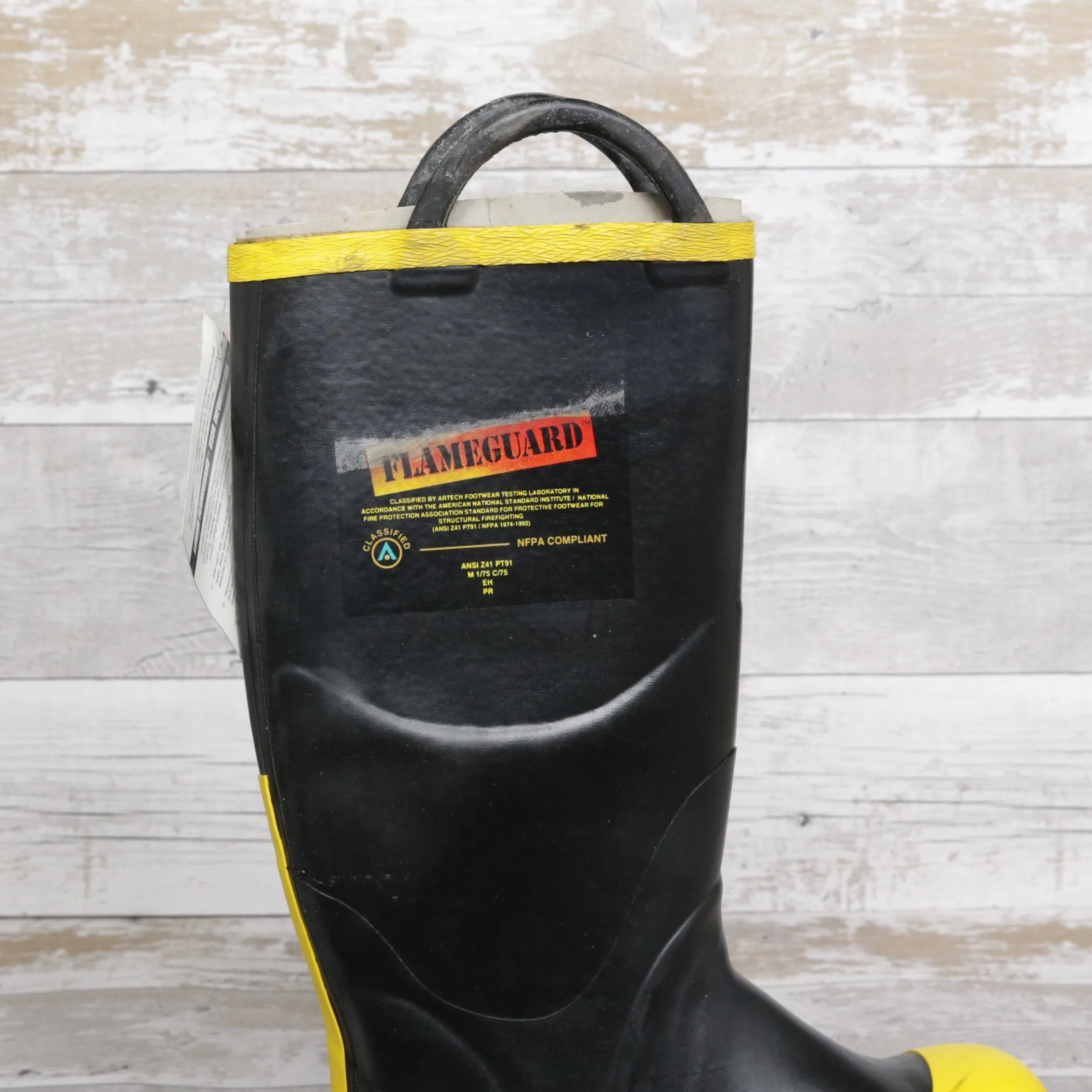 De-Branded Flameguard Safety Wellington Boots UK7