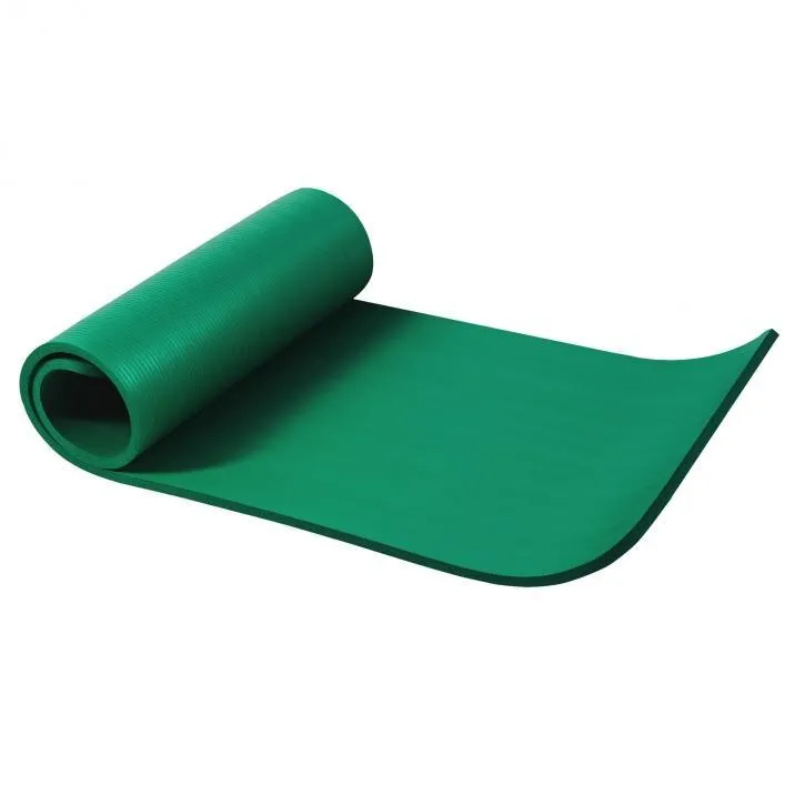 Deluxe NBR Yoga Mat Green 190x60x1.5cm