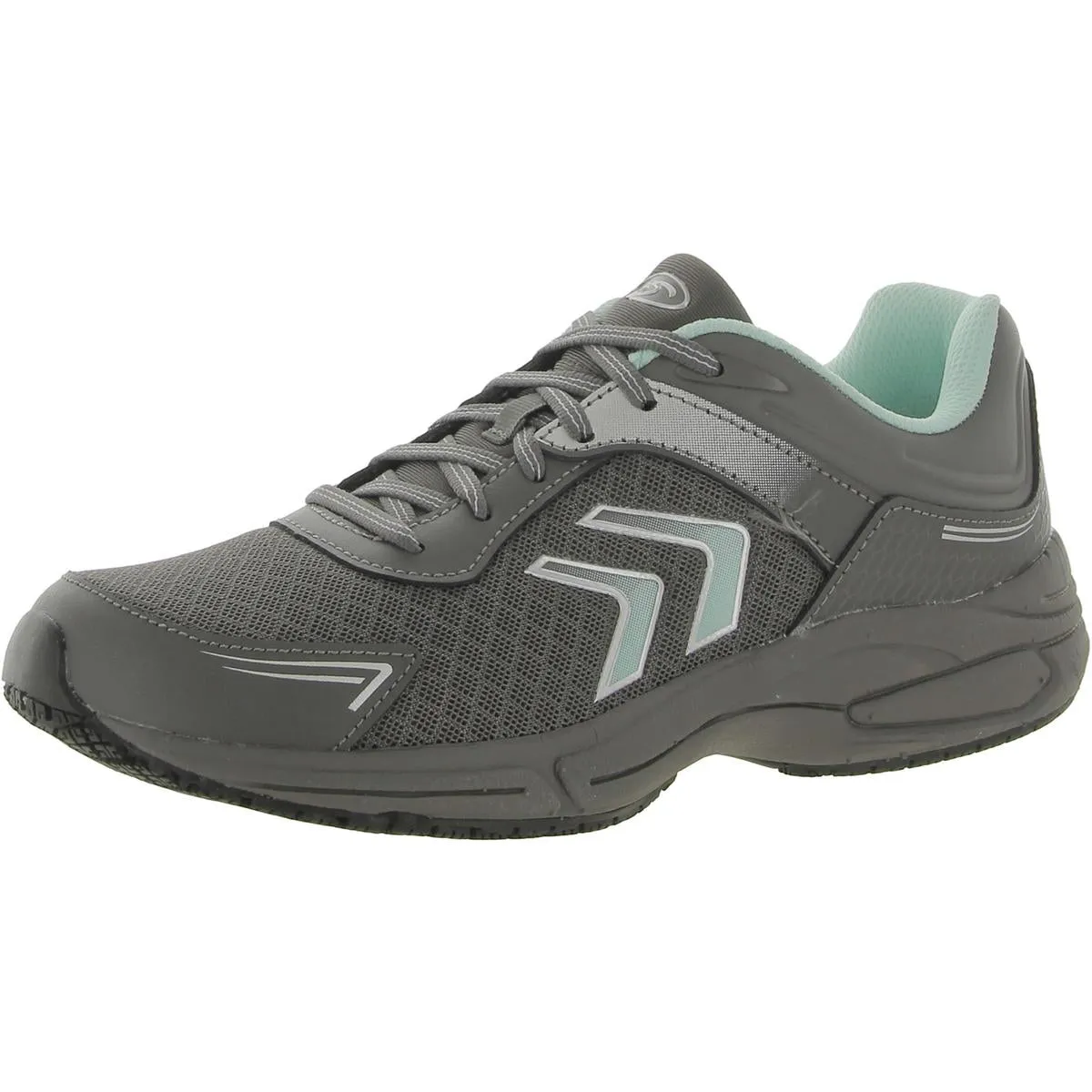 Dr. Scholl's Shoes Womens Steel Grey Leather Walking Running & Training Shoes