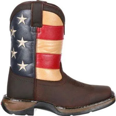 DURANGO Youth's Lil' Rebel Flag Western Boot DBT0160