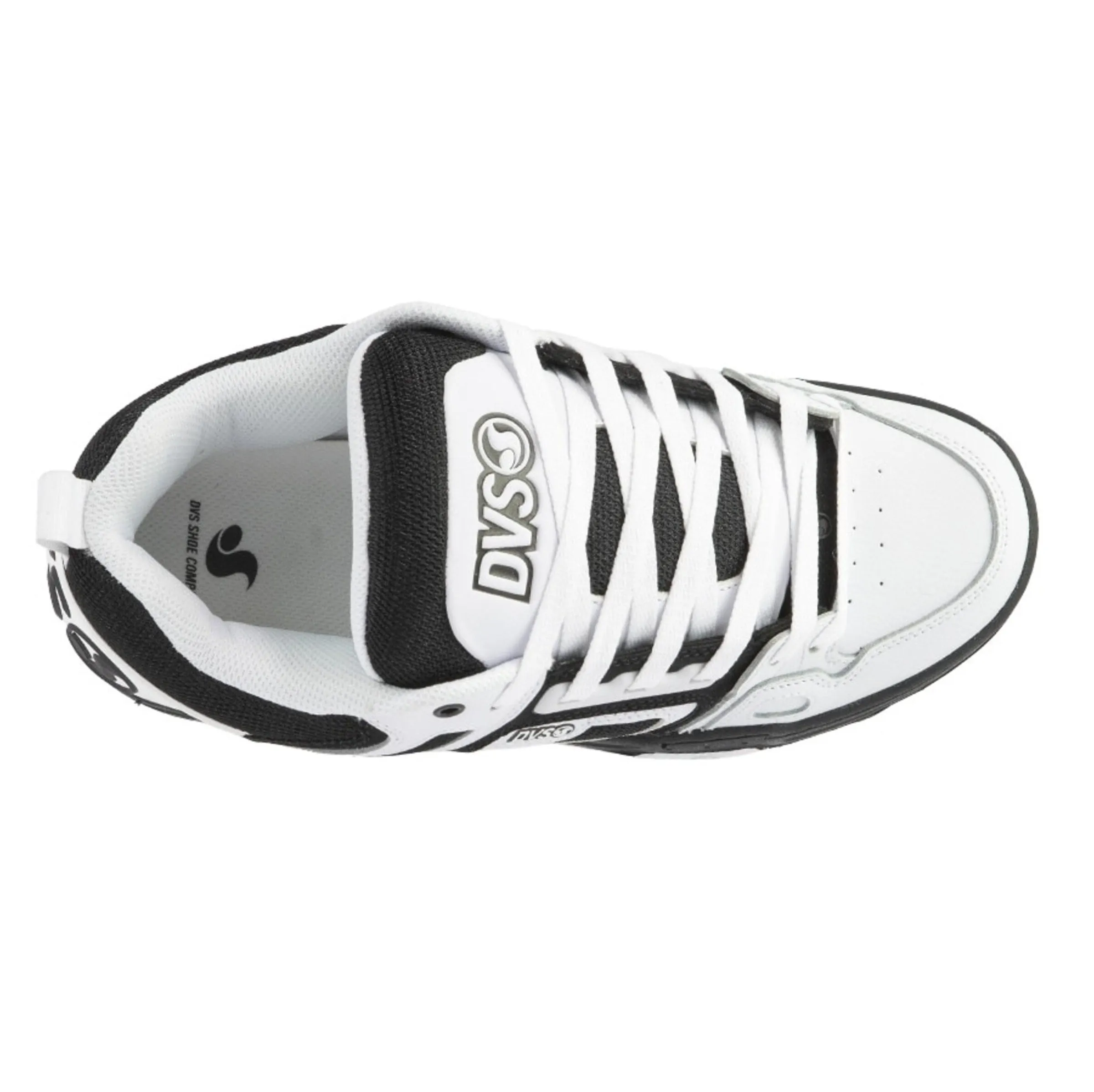 DVS Comanche White Black White Leather