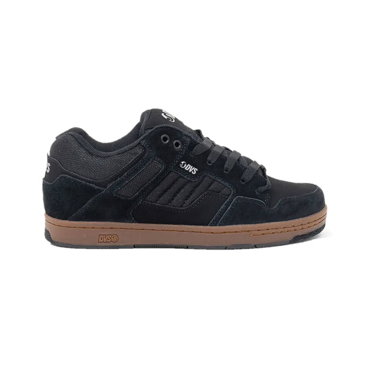 DVS F0000278019 ENDURO 125 MN'S (Medium) Black/Gum Leather & Mesh Skate Shoes