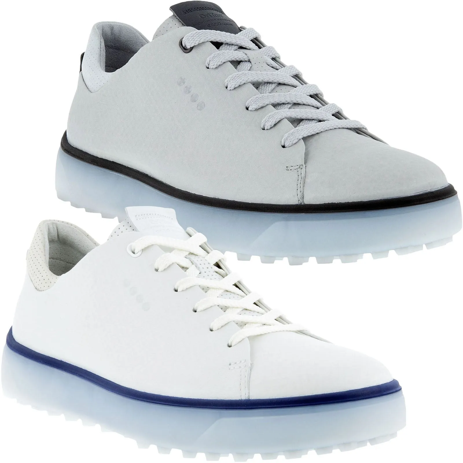 ECCO Mens Tray Leather Golf Shoes