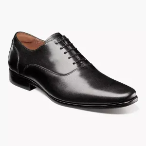 Florsheim Postino Solid Black Oxford Leather Dress Shoes