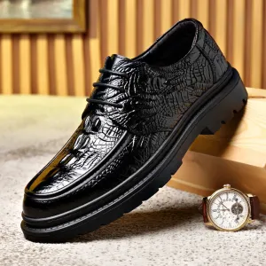 Hnzxzm Crocodile Shoes Men Wedding Dress Leather Shoes Men Italiano Oxford Shoes Men Business Suit Office 2024