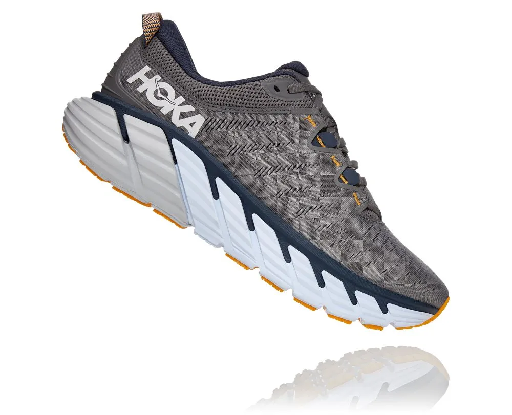 'HOKA' Men's Gaviota 3 - Charcoal Grey / Ombre Blue