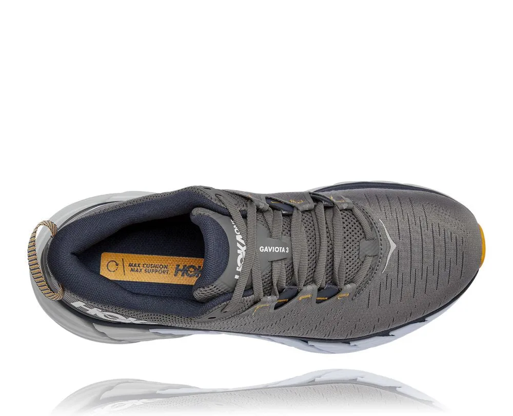 'HOKA' Men's Gaviota 3 - Charcoal Grey / Ombre Blue