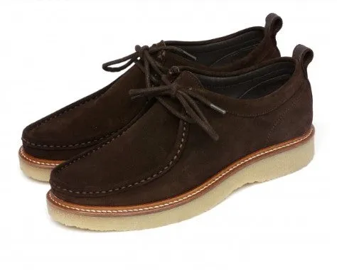 ID8612-Nicholas Deakins Brown Suede Shoe