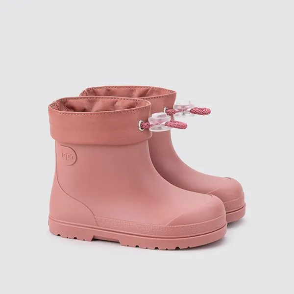 Igor: Mendi - Short Wellie Boot (Rose) Barefoot Boots