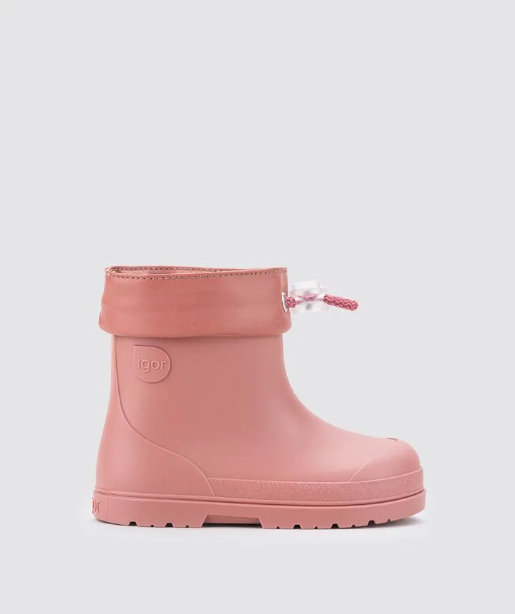 Igor: Mendi - Short Wellie Boot (Rose) Barefoot Boots