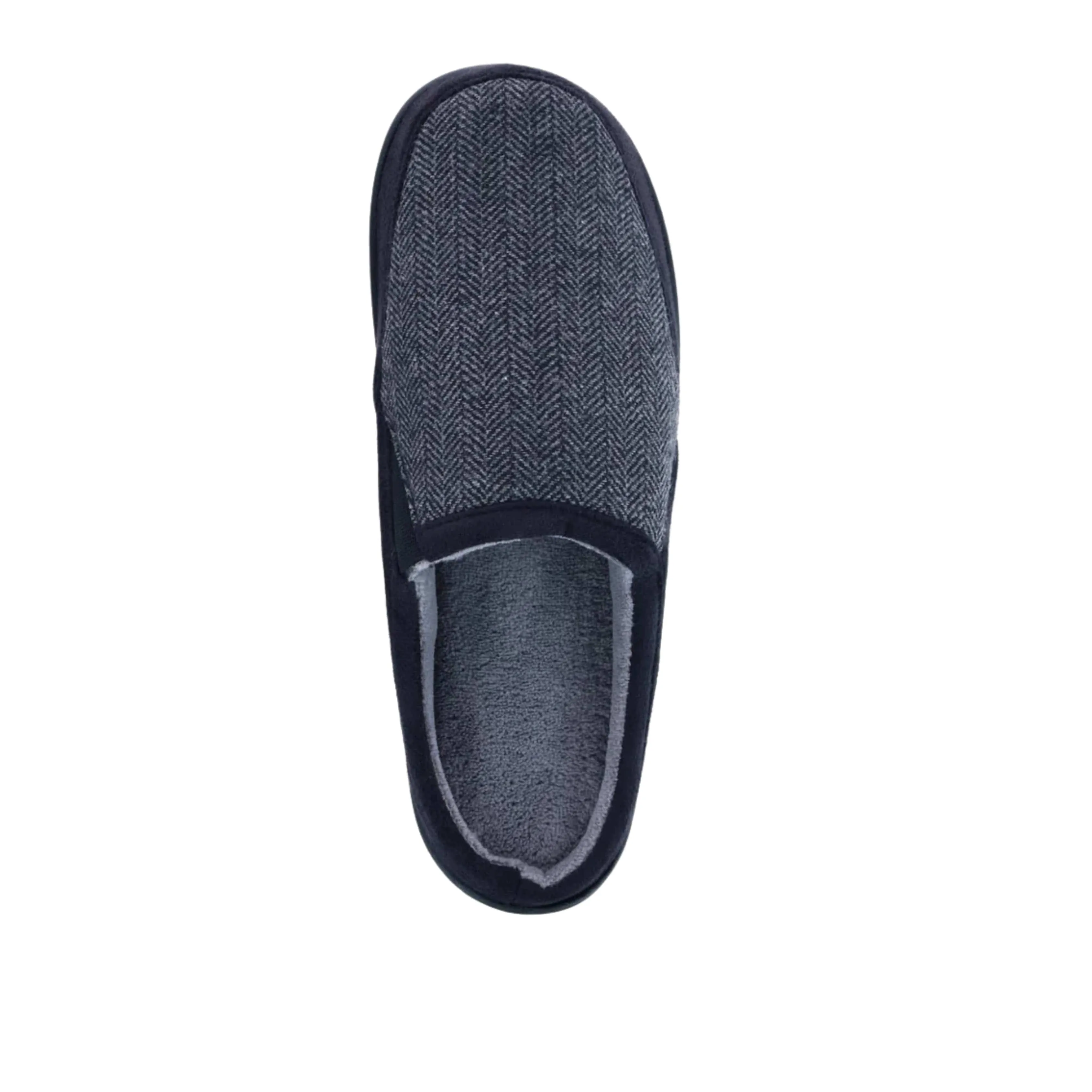 ISOTONER - Herringbone Logan Hoodback Slipper