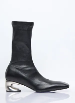 Jil Sander Leather Ankle Boots