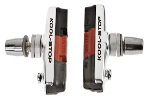 Kool-Stop Cross Pad Brake Shoe : Threaded Holder, Triple Compound