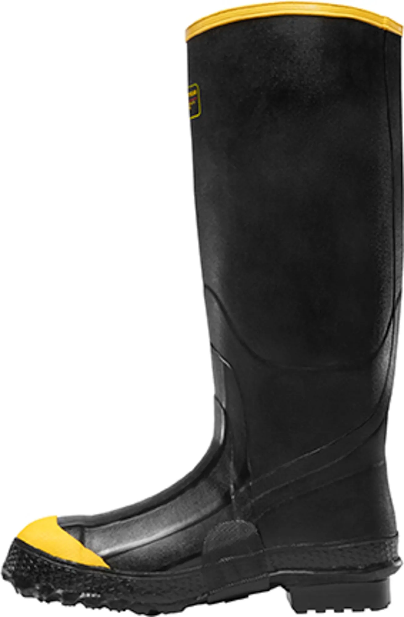 Lacrosse Premium Knee Mens Black Rubber 16in ST Work Boots