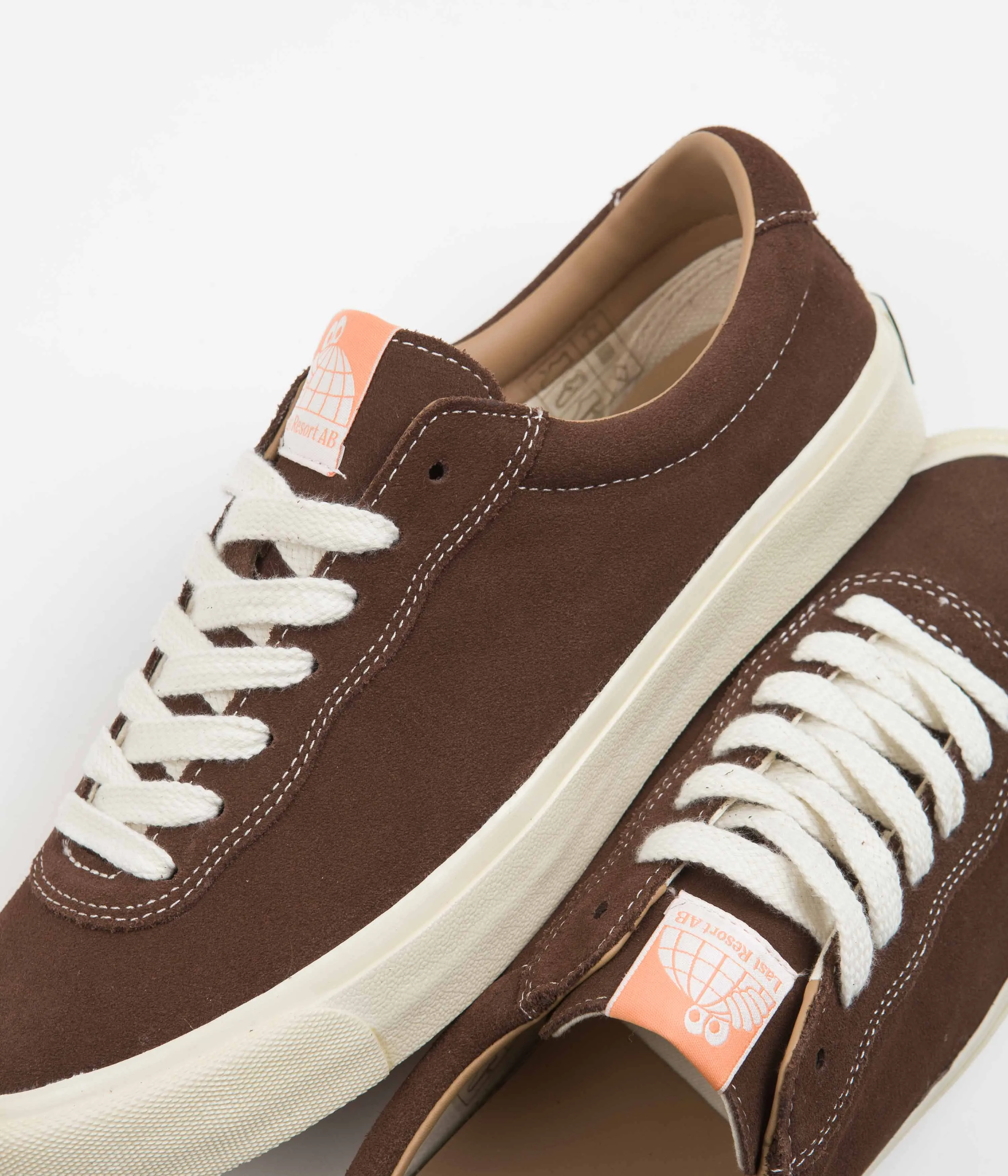 Last Resort AB VM001 Suede Shoes - Choc Brown / White