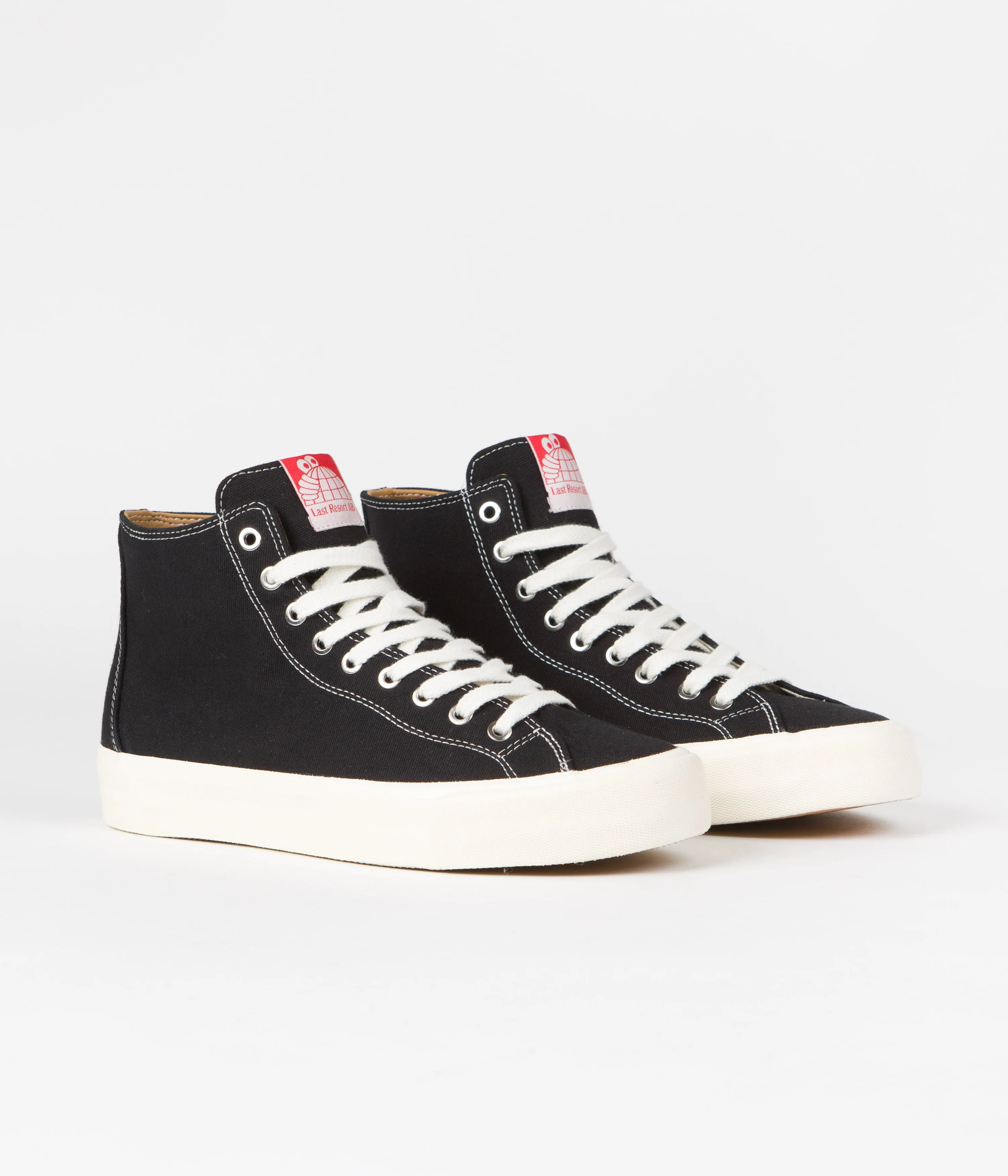 Last Resort AB VM003 Canvas Hi Shoes - Black / White