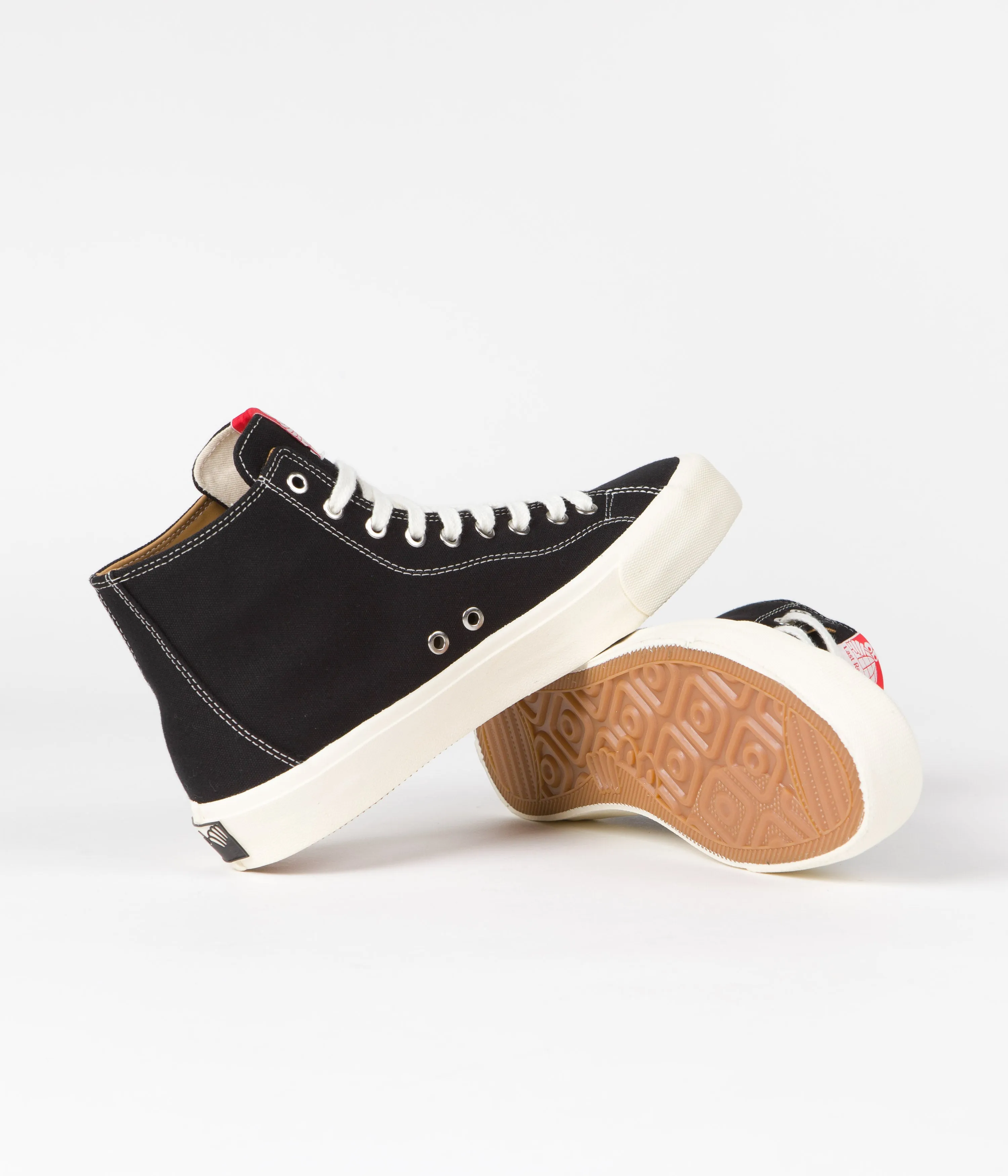 Last Resort AB VM003 Canvas Hi Shoes - Black / White