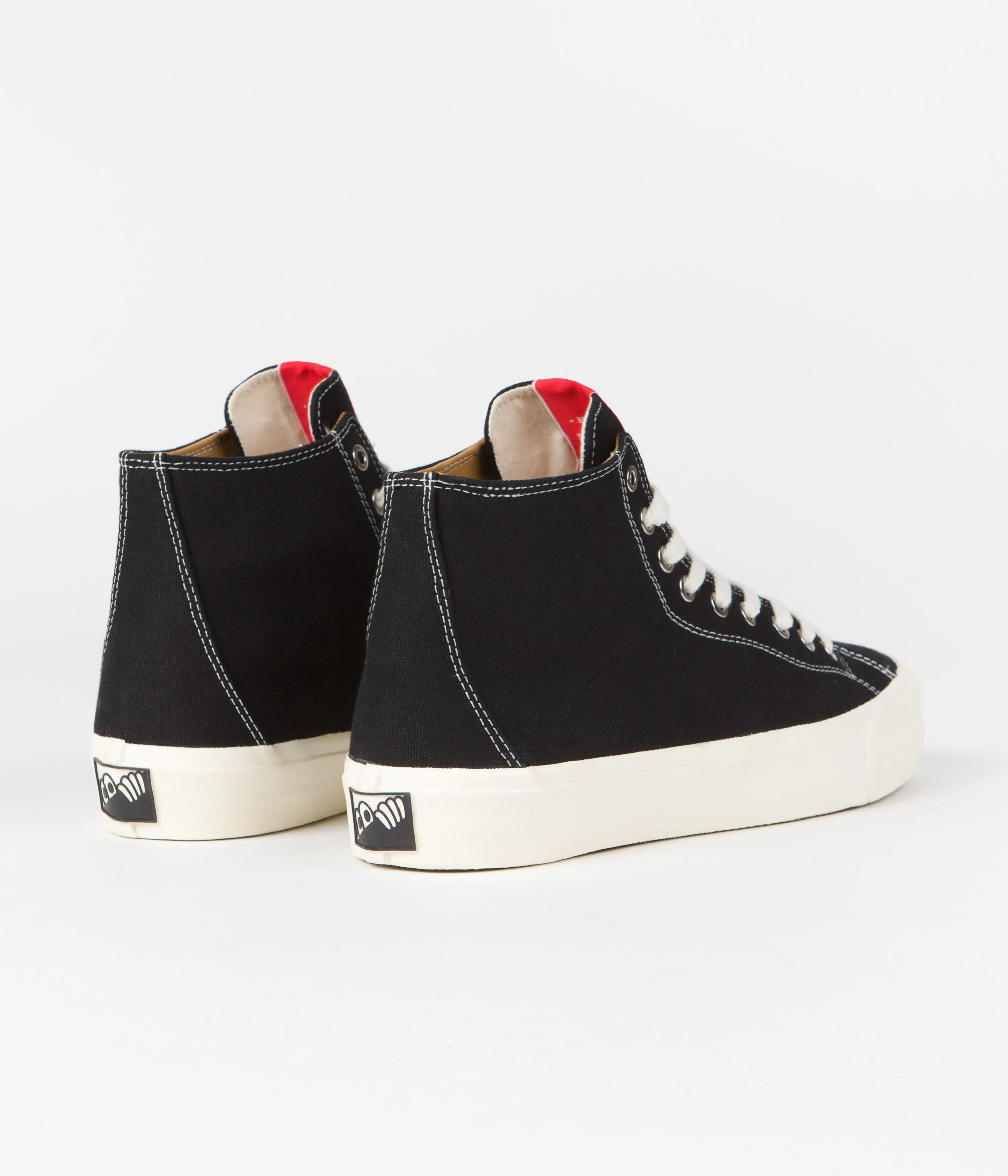 Last Resort AB VM003 Canvas Hi Shoes - Black / White