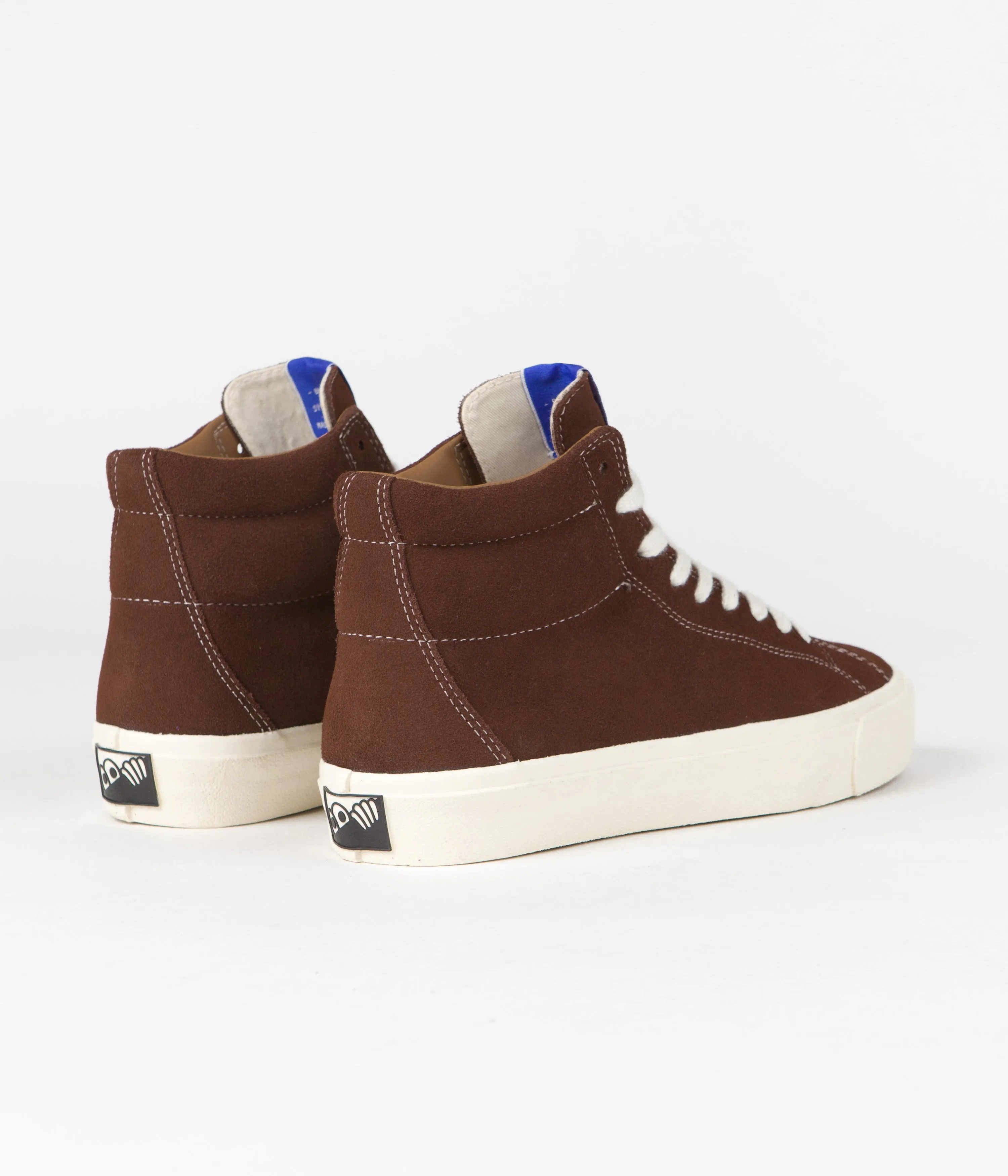 Last Resort AB VM003 Suede Hi Shoes - Choc Brown / White