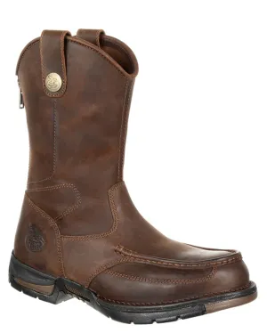 Men's Athens Steel-Toe Pull-On Boots