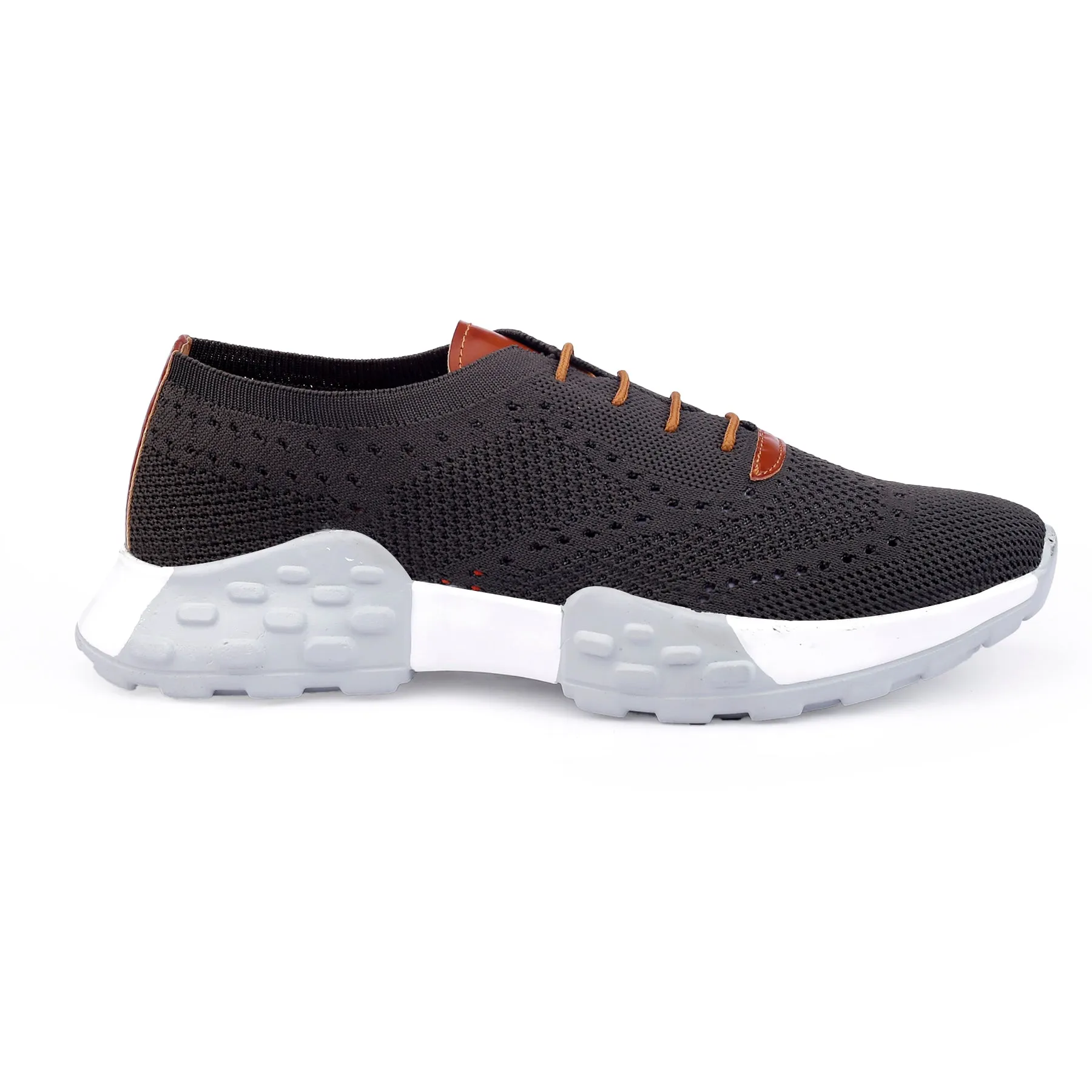 Men's Latest Knitted Casual Sports Lace-Up Shoes