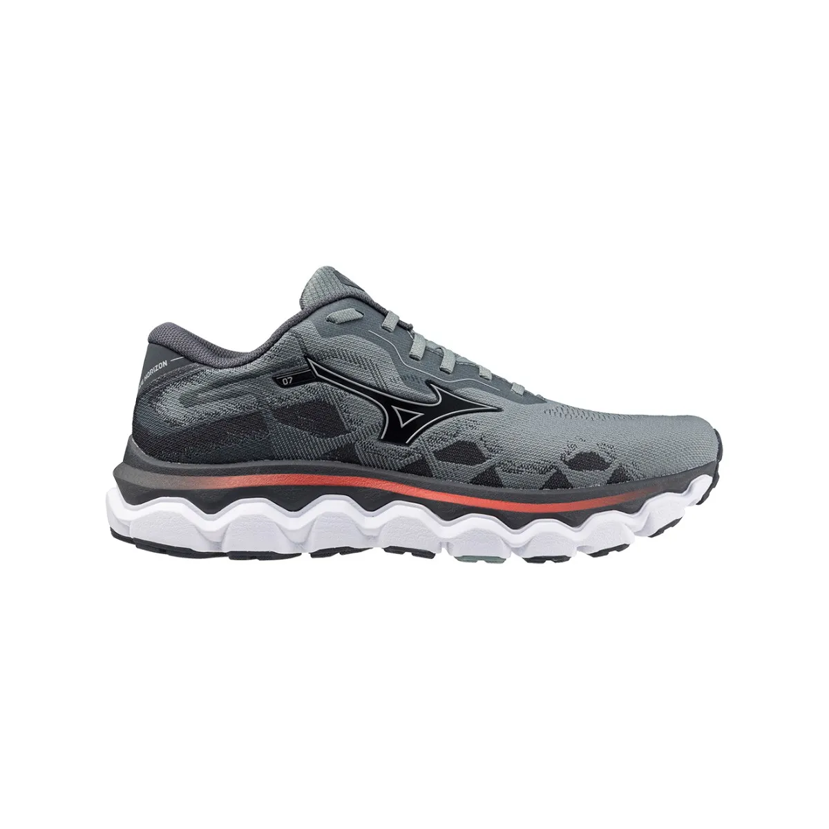 Mizuno Wave Horizon 7 Black Red SS24 Shoes