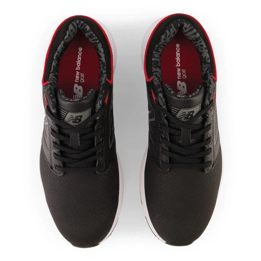 New Balance Brighton Spiked Golf Shoes - Black/Red