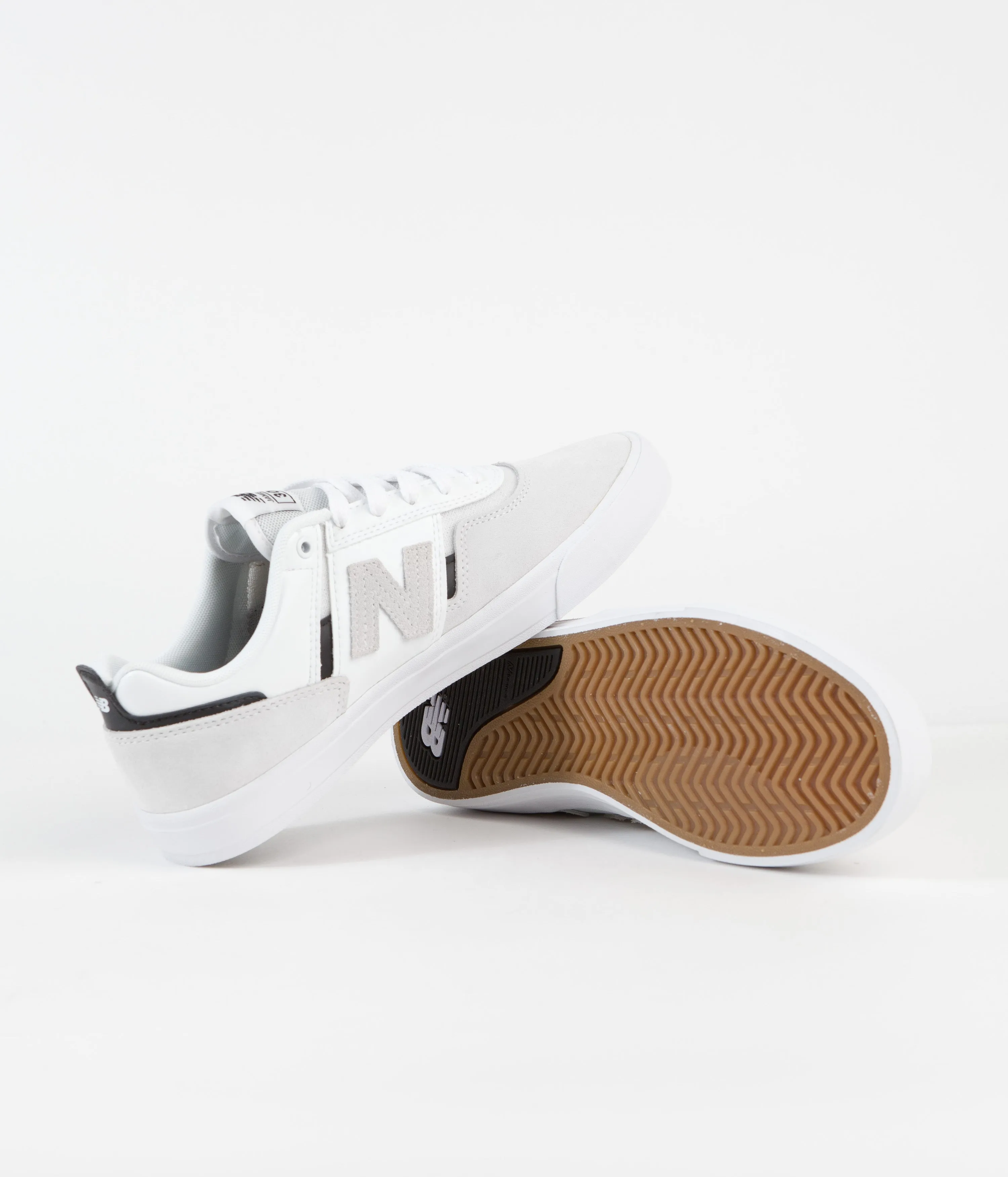 New Balance Numeric 306 Jamie Foy Shoes - White / White / Black