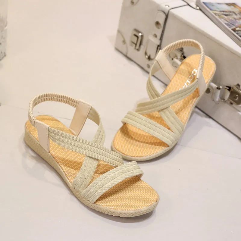 New Summer Women Sandals Bohemia Comfortable Ladies Shoes Beach Gladiator Sandal Casual Simple Female